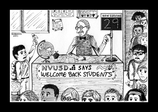 Editorial Cartoon: Back to school